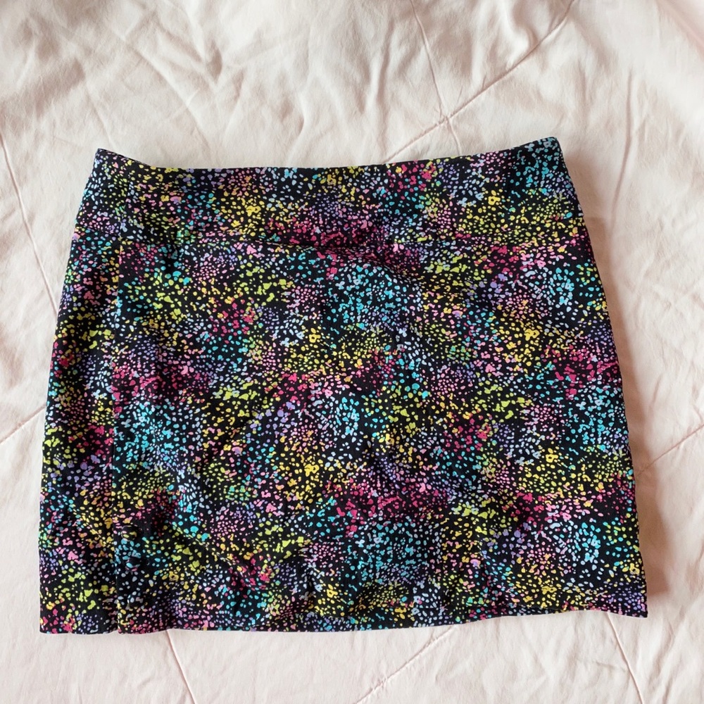 paint mini skirt